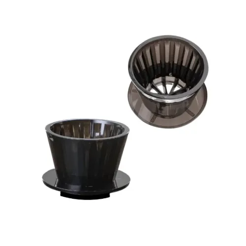 Suporte Porta Filtro Café Transparente Similar Timemore B75 Preto