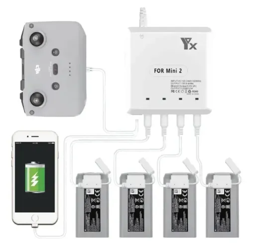 Carregador Hub for mini 2