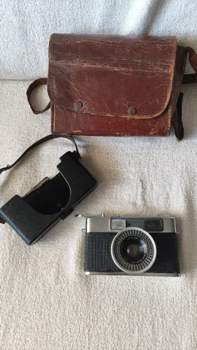 Máquina fotográfica retrô 