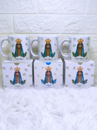 Kit Personalizado 3 Canecas + 3 Caixas De Caneca