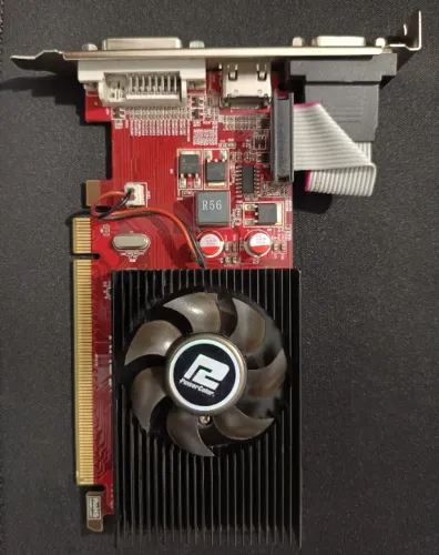 Placa Vídeo PowerColor Radeon R5 230 2GB - HDMI DVI VGA