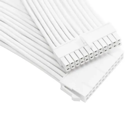 Cabo Sleeved 24 Pinos Full Branco