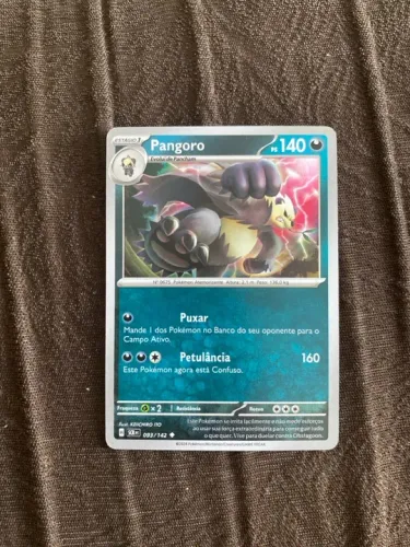 Card Pokémon pangoro original 
