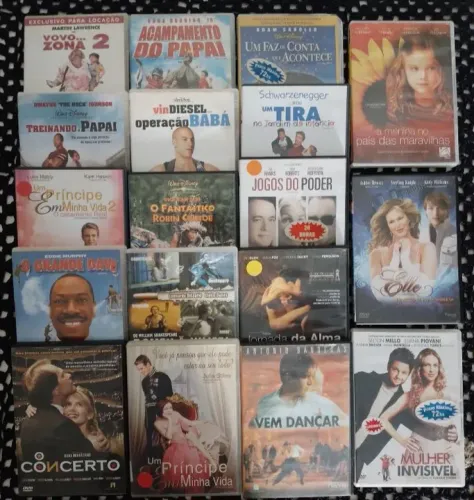Oportunidade e preço: 18 DVDS. Diversos.