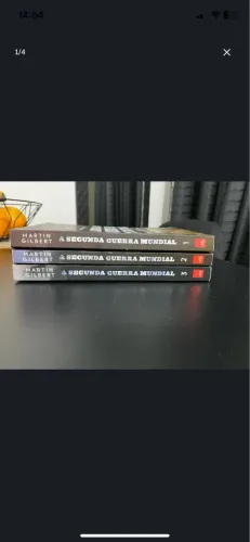 coleção a segunda guerra mundial - martin gilbert (volumes 1, 2 e 3)