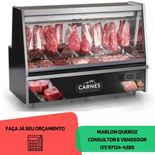 Balcão de Açougue 1,9 Metros Gelopar Novo