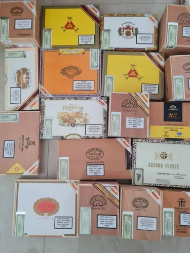 Caixa Vazia Coleção de charutos cubanos