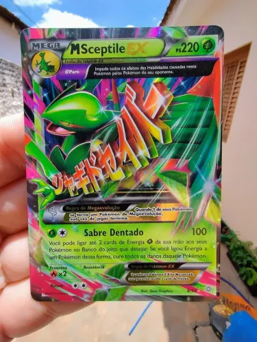 Carta Pokémon M-Sceptile EX Original Copag