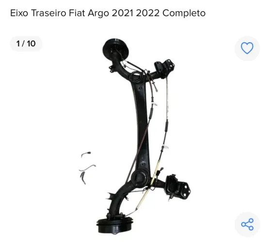 Eixo Traseiro Fiat Argo 2021 2022 Completo