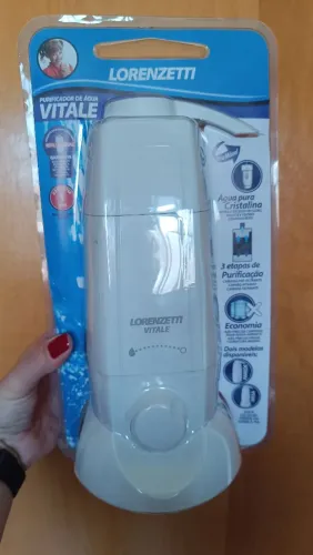 Filtro de Água de Parede ou Pia Branco Vitale Lorenzetti