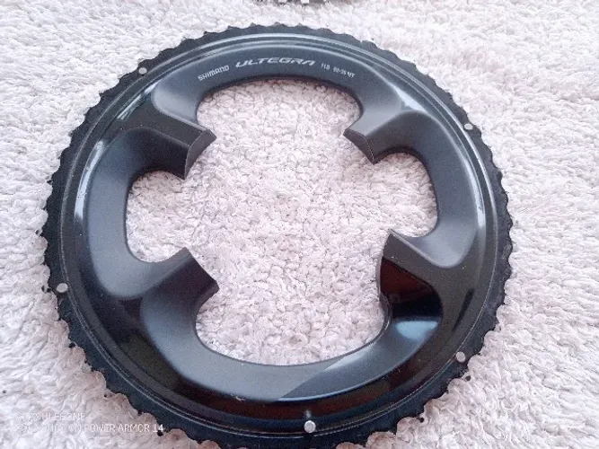 Par coroas ULTEGRA 11v 52/36 usadas ótimo estado