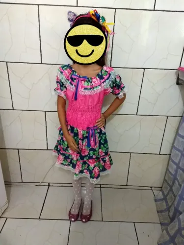Vestido Infantil Festa Junina