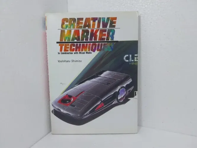 Livro Creative Marker Techniques - Yoshiharu Shimizu (1990) Graphic-sha