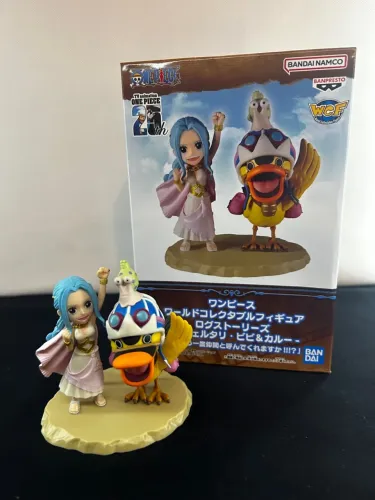 Action figure One Piece - Vivi e Karoo Banpresto Bandai