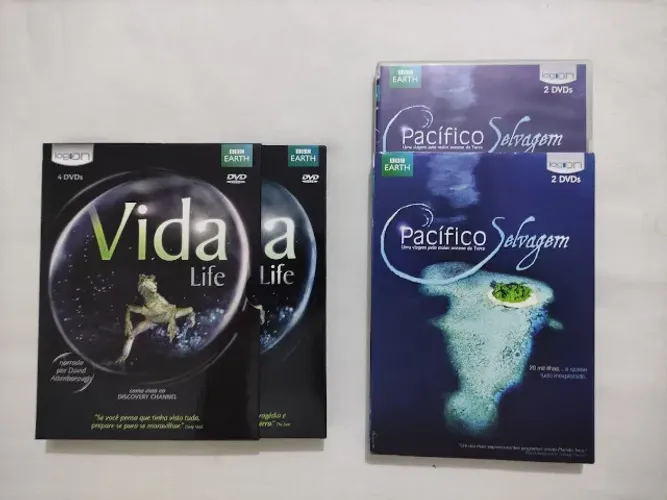 Dvd Vida(Life) + Dvd Pacífico Selvagem