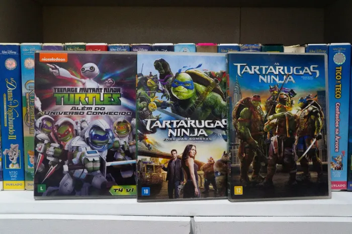 Tartarugas Ninjas DVDs