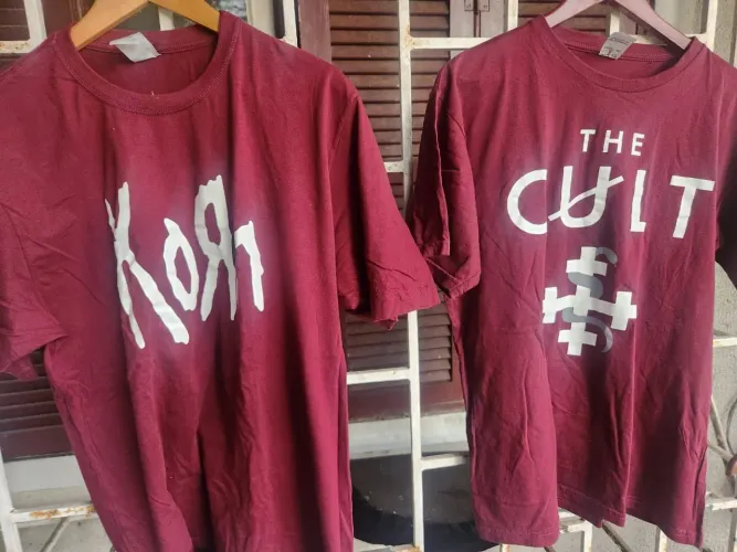Camisetas de rock GG