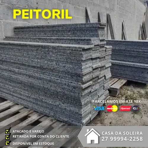 Aduela para porta de GRANITO CINZA OCRE 1,55 X15 CM | * INGRID 