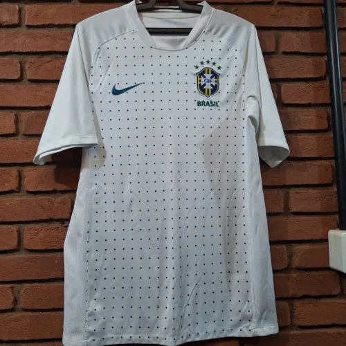 Camisa seleção Brasil Nike branca - tinha nome