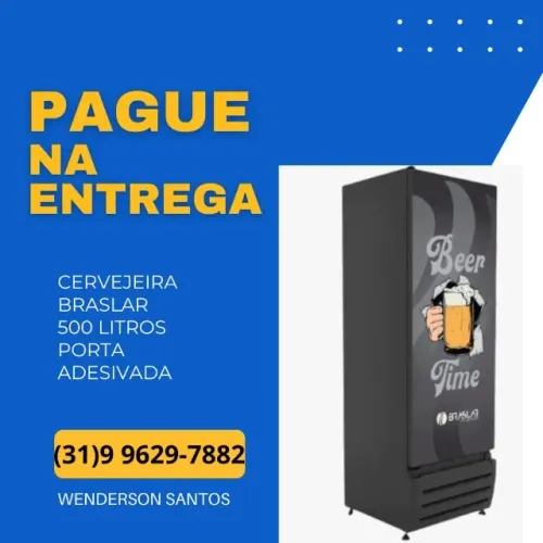 Cervejeira Braslar 500 Litros Porta Adesivada Nova
