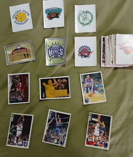 63 Figurinhas de basquete NBA 95/96