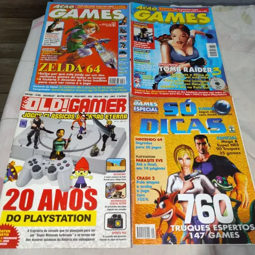 Revistas de vídeo games antigas