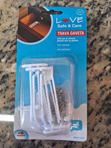 Trava Gaveta Infantil LOVE Safe & Care