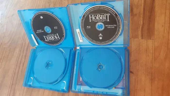 Filme HOBBIT em Blue Ray Coletannia com 6 filmes.