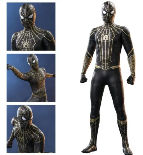 Spider Man black and gold suit 1/6 hot toys