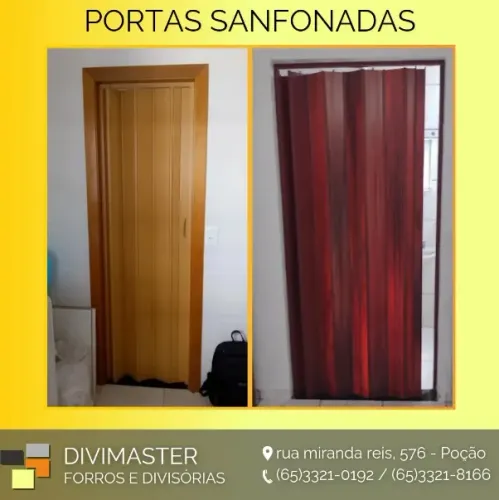 Portas Sanfonadas (Instaladas)