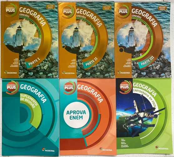 Box de Livros Completo Moderna Plus Geografia Conexões - Volume único