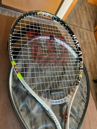   Raquete de Tênis Wilson Rak Attack 25 Titanium -  Com Capa