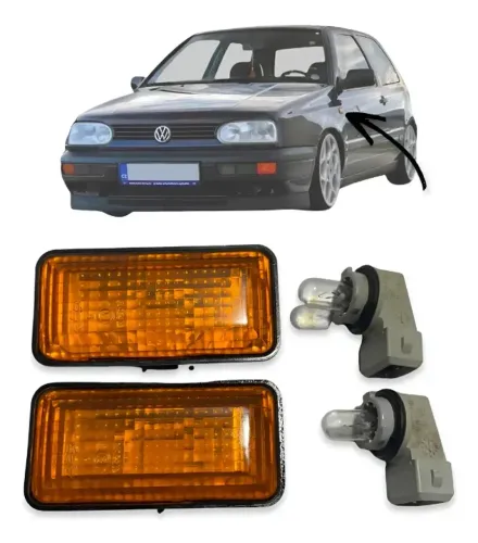 Lanterna Side Repetidor Paralama Original Vw Golf Mk3 Gl