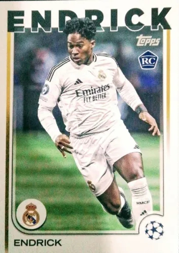 endrick card camisa real madrid futebol legend gold não é figurinha cards palmeiras carta