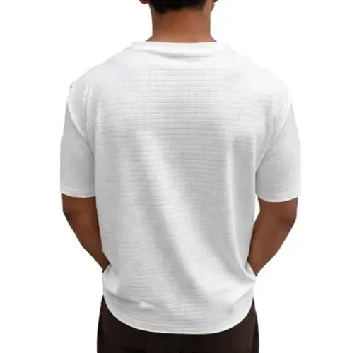 camiseta oversized masculina em malha texturizada