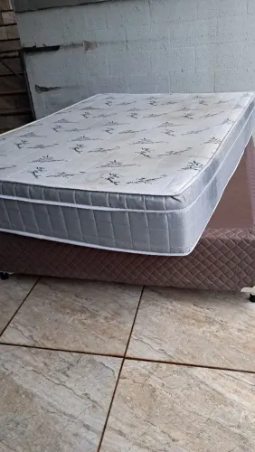 Cama box Casal com Colchao -  Faço Entrega 