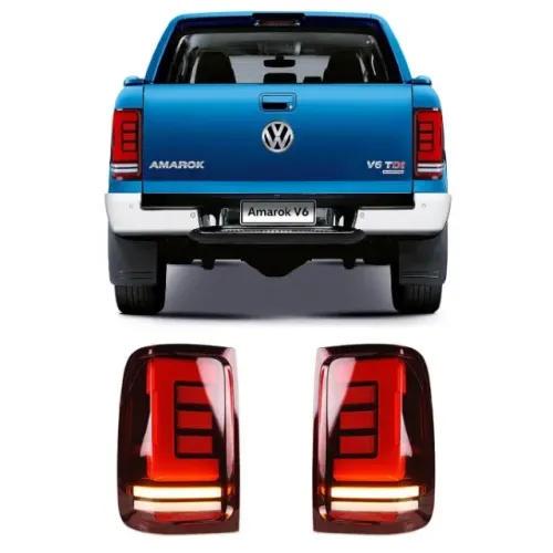 Lanterna Traseira Full Led Amarok Par Vermelho Vo6
