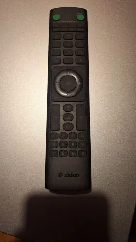 Controle Remoto Zidoo V12 - Bluetooth - Retroiluminado - Universal