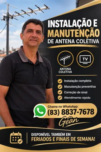 Instalação instalador antenas