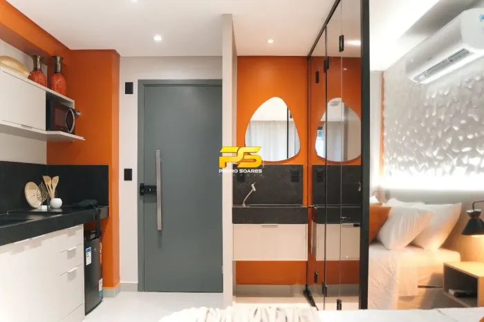Flat com 1 dormitório à venda, 18 m² por R$ 365.000 - Bessa - João Pessoa/PB REF: FL0002