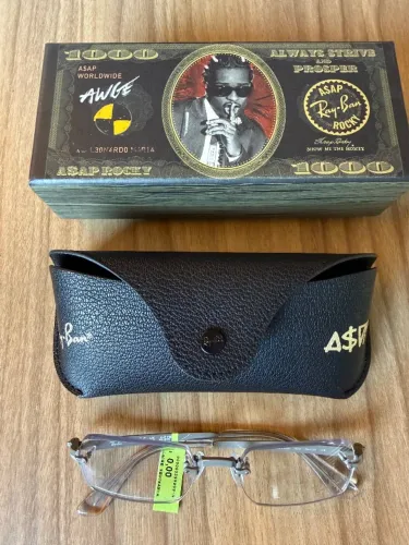Armação Ray Ban Cinza 3928V 3201 (Sem uso)