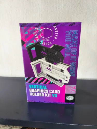 Kit Suporte Vertical Placa de Vídeo Cooler Master V3 PCIe 4.0 Impecável