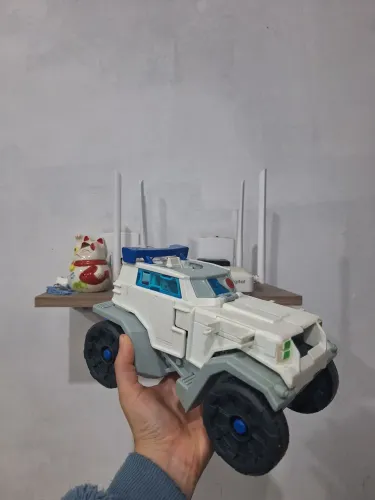 Brinquedo carro nave cyborg imaginext jovens titãs