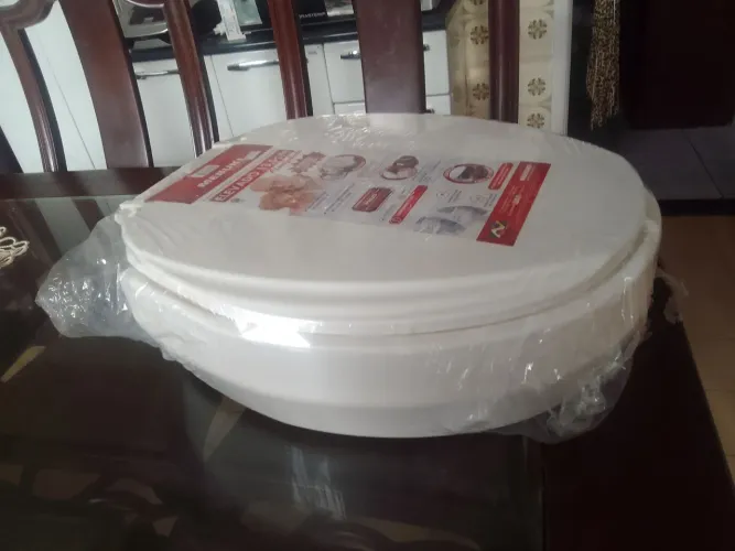 Assento sanitário elevado 13,5 almofadado 