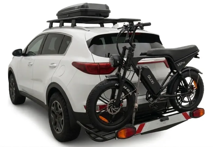 Transbike para engate para 1 scooter elétrica, 2 bicicletas ou 1 mini moto