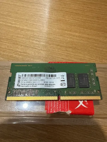 Memória ddr4 2666 8GB notebook