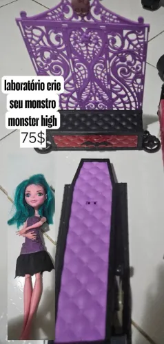 Boneca Monster High Laboratório Crie Seu Monstro