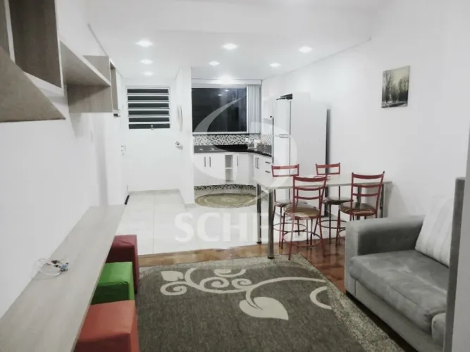 Apartamento mobiliado para locação no Paraíso. 55 m², 1 quarto.