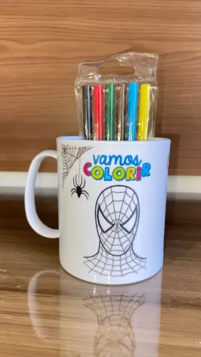 Canecas para colorir personalizadas