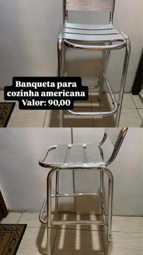 Banqueta alumínio